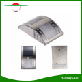 Movido A Energia Solar Movimento PIR Sensor De Movimento De Segurança Parede De Inundação Trajeto De Luz 2 Lâmpada LED Ao Ar Livre Quintal Caminho De Parede Do Telhado Lâmpada De Jardim De Prata / Preto